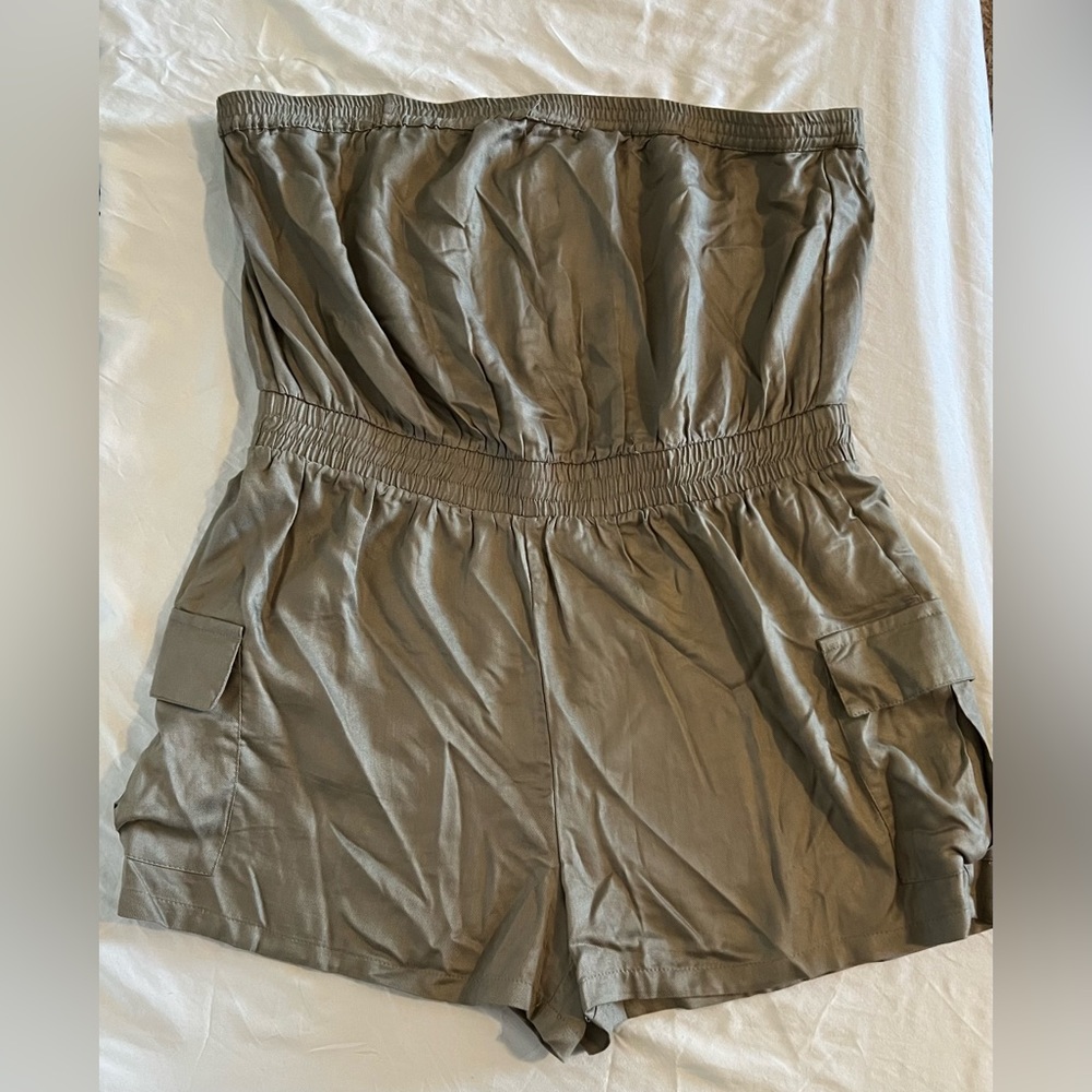 Women’s olive green romper